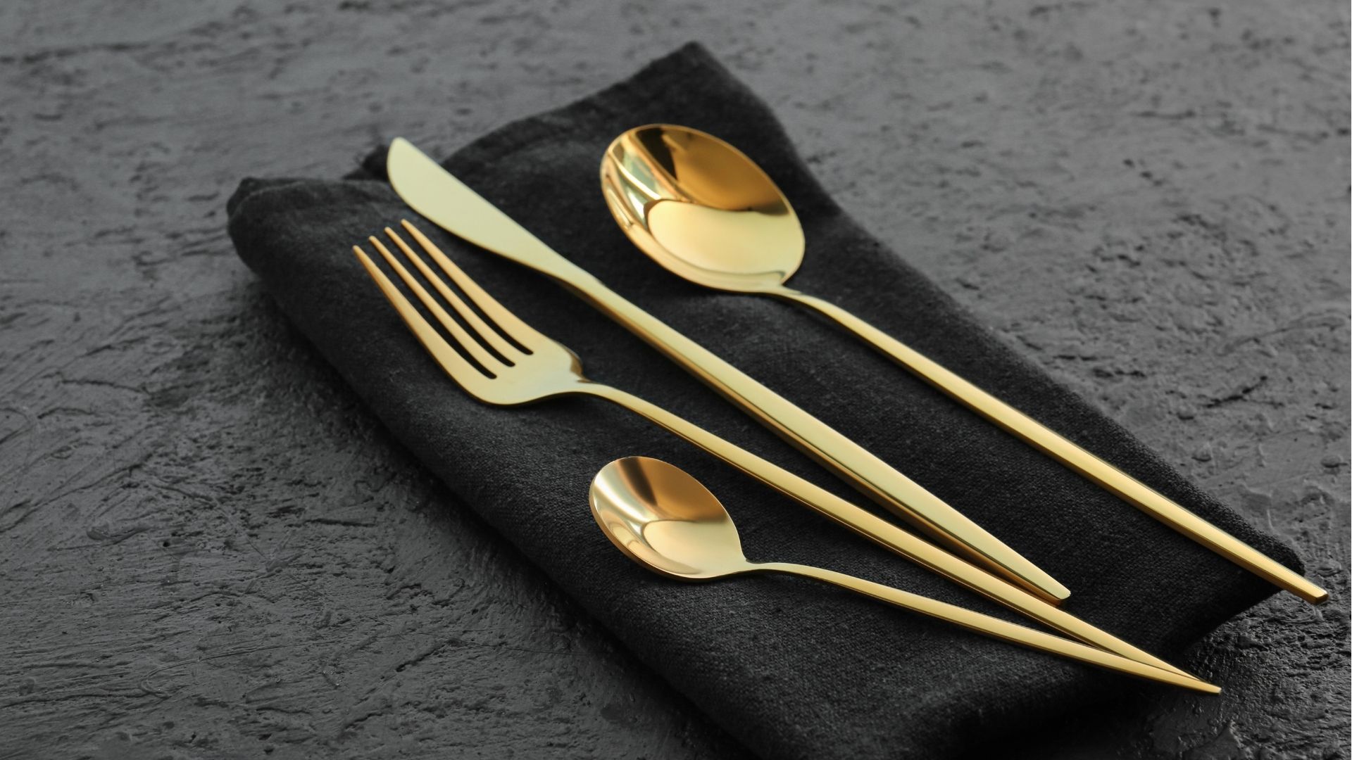 Üçlü Set Çatal Bıçak Peçete